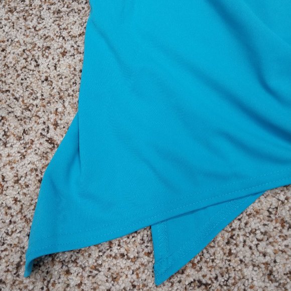 2966 Size 3X Anthony 2 Piece Teal Green Knit NWT - Picture 2 of 10